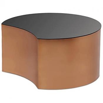 Ronde Selemine – Verre et Cuivre, couleur orange