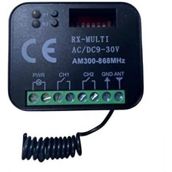 Ricevitore RX Multi Universale per Automazione 2 Canali