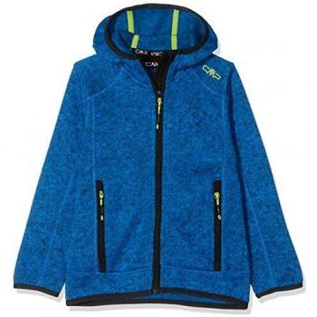 Strick‑Fleece‑Jacke für Jungen – CMP 3H60844, Farbe Blau, Ocean M962, 98 cm