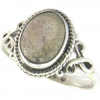 Labradorite 'Elysium' Silver Ring