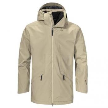 Schöffel Herren Urban Insulated Parka Malkay MNS, Braun, Regular Fit, Größe 50