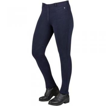 Dublin Damen Kniebesatz Pull On Reithose 26in Schwarz