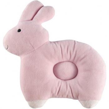 Almohada de Cabeza Plana para Bebés, Algodón con Dibujos Animados, 0-12 Meses