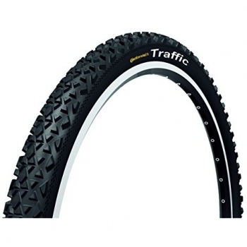 Continental Traffic Commuter Bike Tyre in Black, Size 54-559