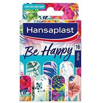 Hansaplast Boîte de 16 Pansements Édition Limitée Motif Be Happy