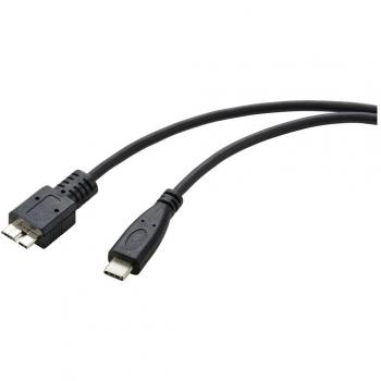 Renkforce USB-C auf USB 3.2 Gen 1 Micro-B Kabel 0,50 m