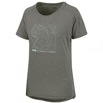 IXS Damen Radtrikot Flow Tech Tee Grau 40