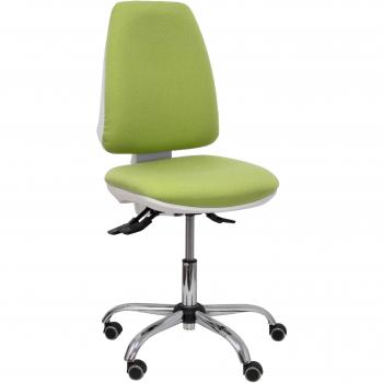 Sedia Elche S Blanca Verde Oliva con Parquet Rotelle