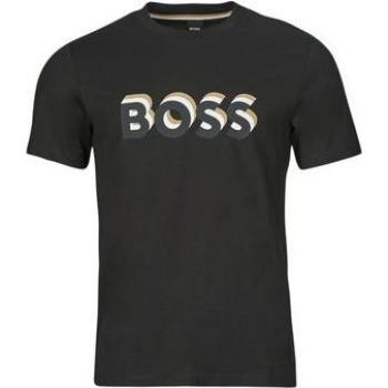 Boss T-Shirt Tiburt 427 Regular Fit Schwarz L Herren