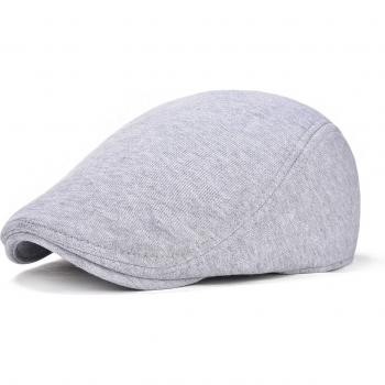 Casquette de livreur de journaux en coton gris foncé