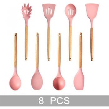 Accesorios de cocina rosa de silicona para hornear