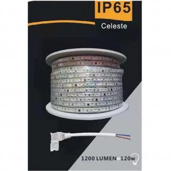 Tira Iluminación LED 12W/m, 100m, 8mm – Azul Claro – Trade Shop