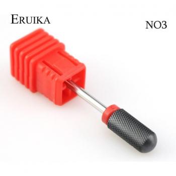 ERUIKA Black Ceramic Nail Drill Bit for Electric Nail File