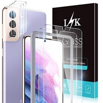 LϟK Cristal Templado 5 Pack para Samsung Galaxy S21