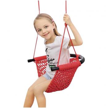 Columpio para niños con cuerdas de seguridad, uso en interiores y exteriores