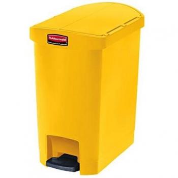 Poubelle étroite de 30L avec couvercle et pédale