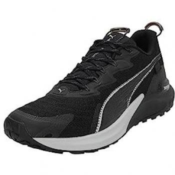 Puma Fast‑Trac Nitro 2 Trail Athletic Shoes – Black Dark (Men, UK 6.5)