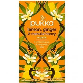 Pukka Organic Lemon, Ginger & Manuka Honey Infusion Tea Bags