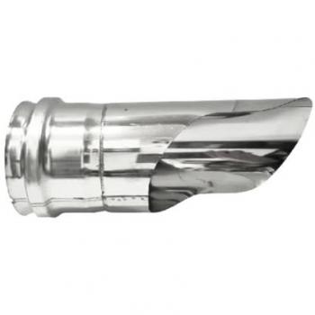 Coude droit en inox 304 avec terminal