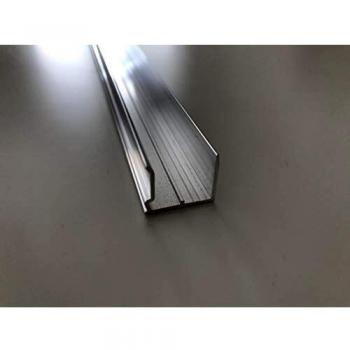 Aluminium-U-Profil 16 mm silber 980 mm für Stegplatten