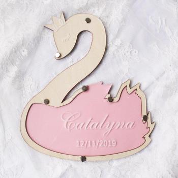 Swan Baby Shower Set