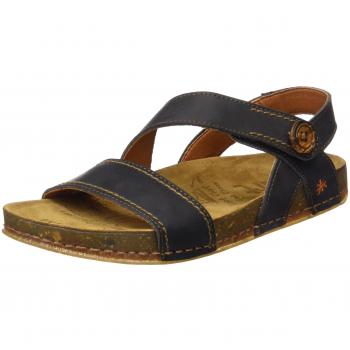 Damen‑Knöchelriemen‑We Walk Sandale Olio, Schwarz, 39 EU (0868)