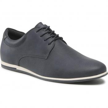 Dunkelblaue Lanetti Halbschuhe Modell MYL8436-8