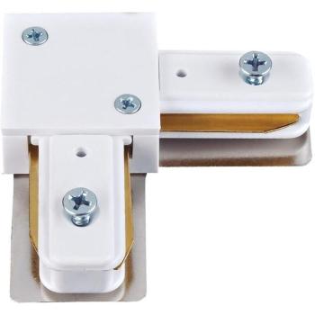 Conector L para Focos Monofásicos – Plástico y Metal Blanco