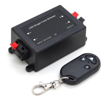 Regulador de brillo para tiras de luz LED 12V 24V con control remoto RF