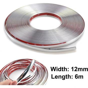 Accessoire Voiture Chrome 6 mm – Décoration Moulé