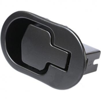 Sofa Recliner Release Lever Handle Black Metal Replacement 11x6.5x3cm