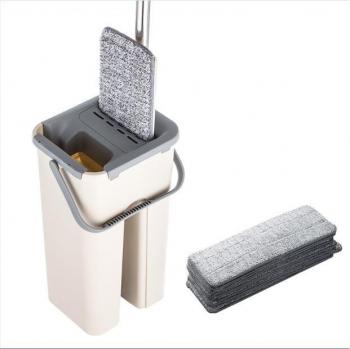 Set de trapeador y cubo para evitar lavarse las manos