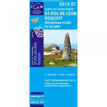 St-Pol-De-Léon Roscoff 1 : 25 000: Île De Batz: Ign.0515et