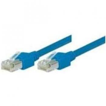 Blaues Tecline Dätwyler Netzwerkkabel, S/UTP, 1 m