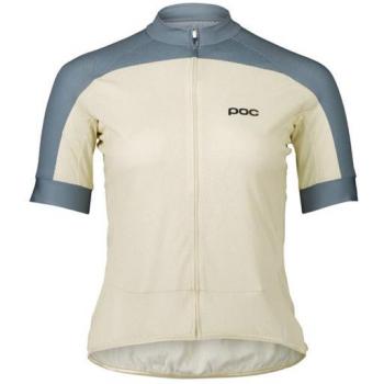 Maglia POC Essential Road Logo manica corta bianco crema blu donna