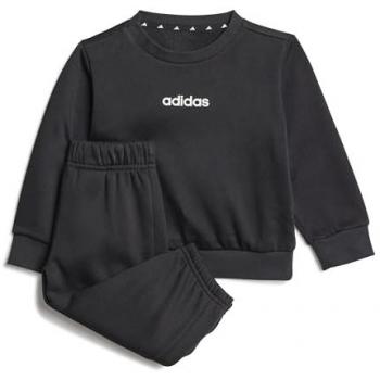 Adidas Essentials Toddler Joggers (Black/White) – Male 12‑24 Months