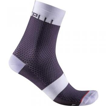 Castelli Velocissima 12 Damen Socken Violett-Grau