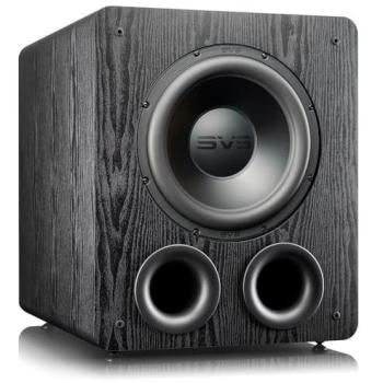 Caisson de basses Svs PB‑2000 Pro, design en bois noir