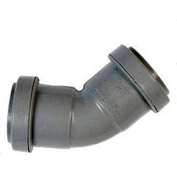 Polypipe 45 Degree Obtuse Bend 32mm Grey