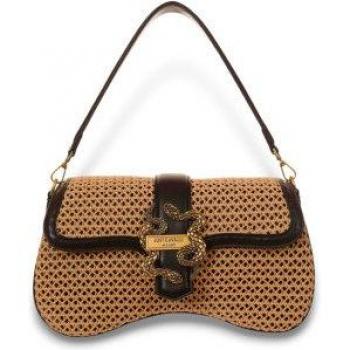 Bolso Elegante de Cuero Marrón Just Cavalli 78RA4BA1_ZSB98
