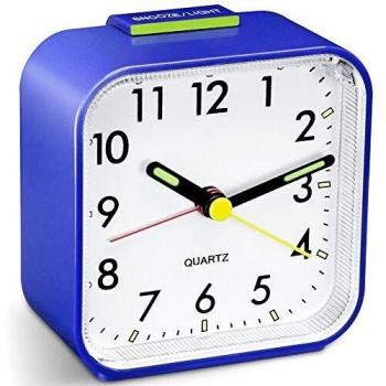 Large Display Silent Alarm Clock for Beds – Non‑Ticking, Easy to Use