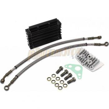 Tapa de motor con enfriador de aceite para ATV 50CC-110CC