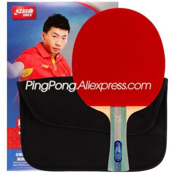 DHS 5 Star Ping Pong Bat with Skyline Rubber