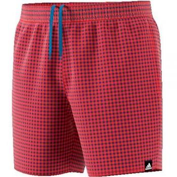 Adidas Herren Schwimmshorts Check CLX SH SL solar red Größe 4