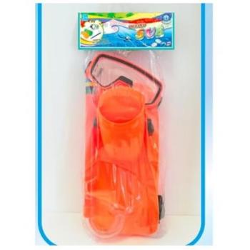 Traesio Kit Submarino Niño: Máscara, Aletas y Borrallín