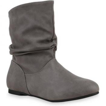 VAN HILL 902283 Damen Boots mit flachem Absatz