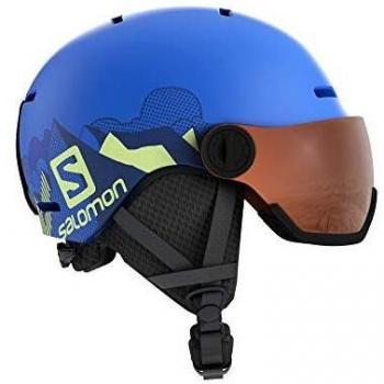 Salomon Grom Casco con Visera para Esquí y Snowboard