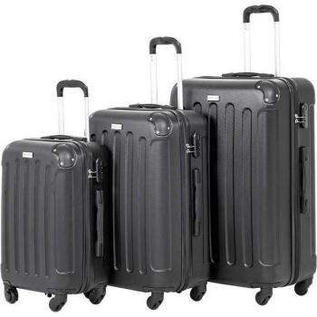 VERTIKAL STUDIO Koffer-Set mit 4 Rollen schwarz