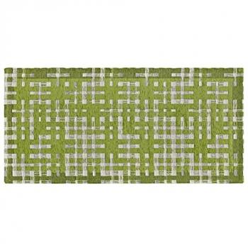 Tappeto Corsia Retro Cucina Disegno Dama Antiscivolo 55x80 cm Verde