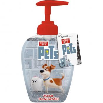 3D tekuté mýdlo Tajný život mazlíčků 250 ml